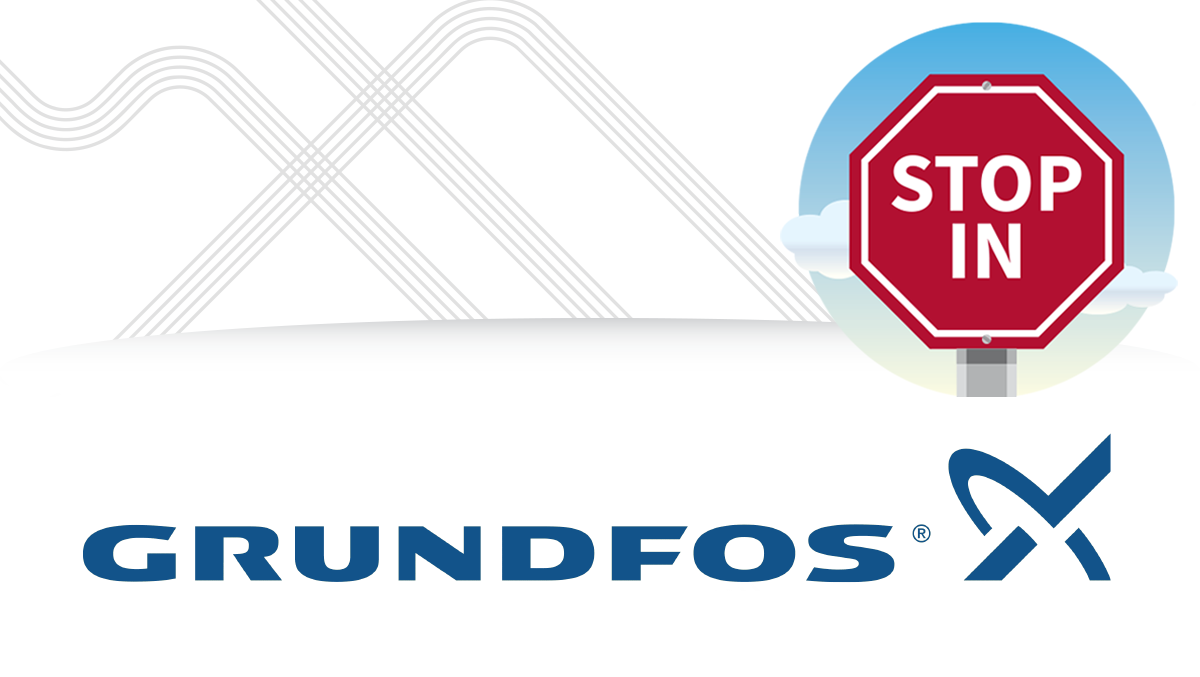 Grundfos product presentation at trade fair - Intertisement